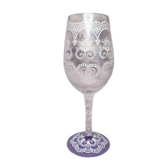 Lolita Bar Drinkware, The Best Grandma Ever Frosted Champagne Wine Glass - Picture 6 of 7